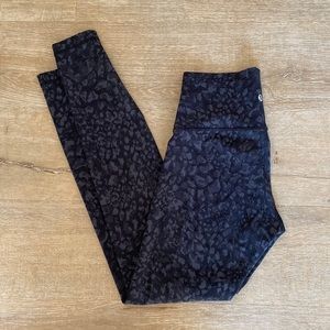 Lululemon size 6 Leopard Camo wunder under